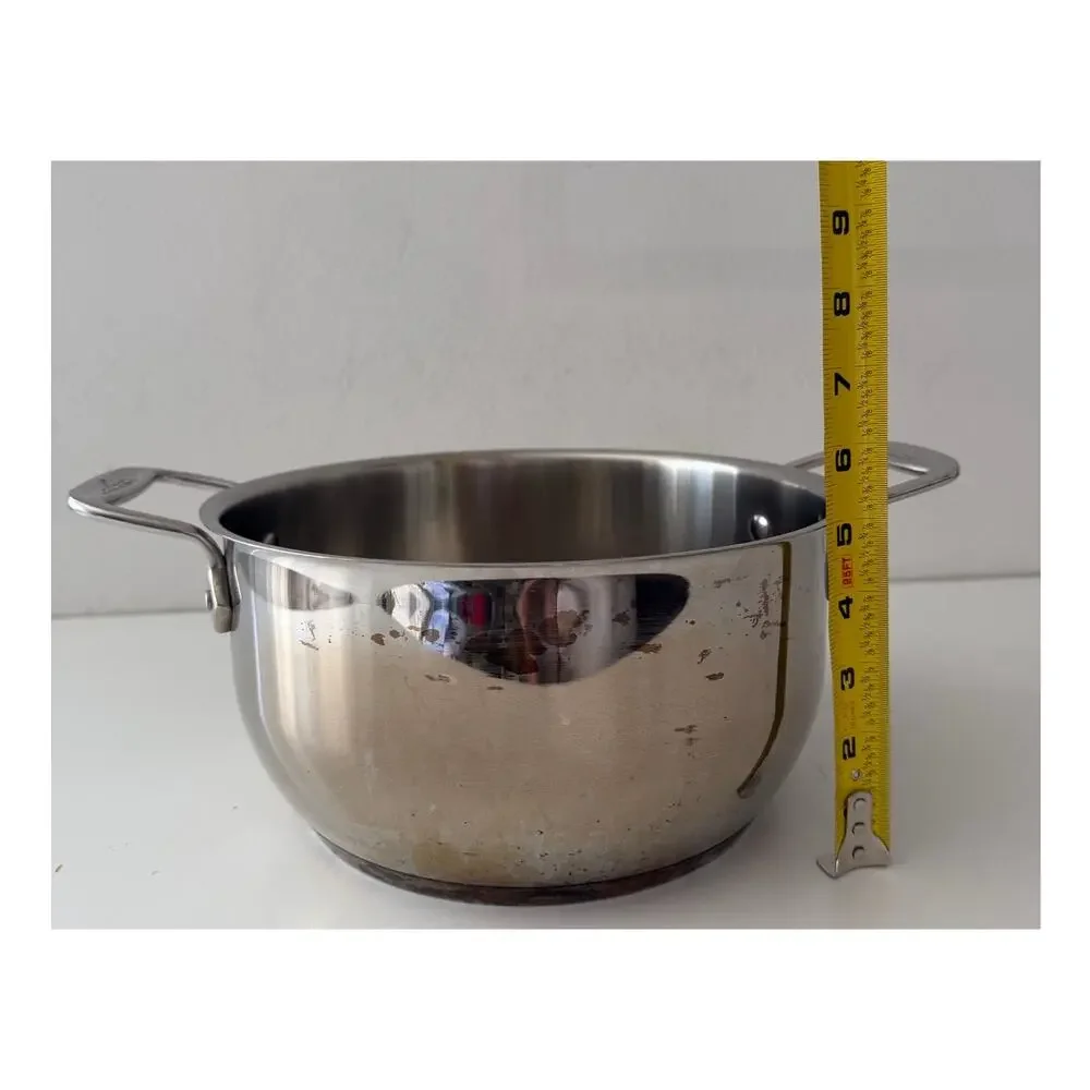 All-Clad Stainless Steel Induction Compatible Commercial 5.0QT/4.73L No Lid